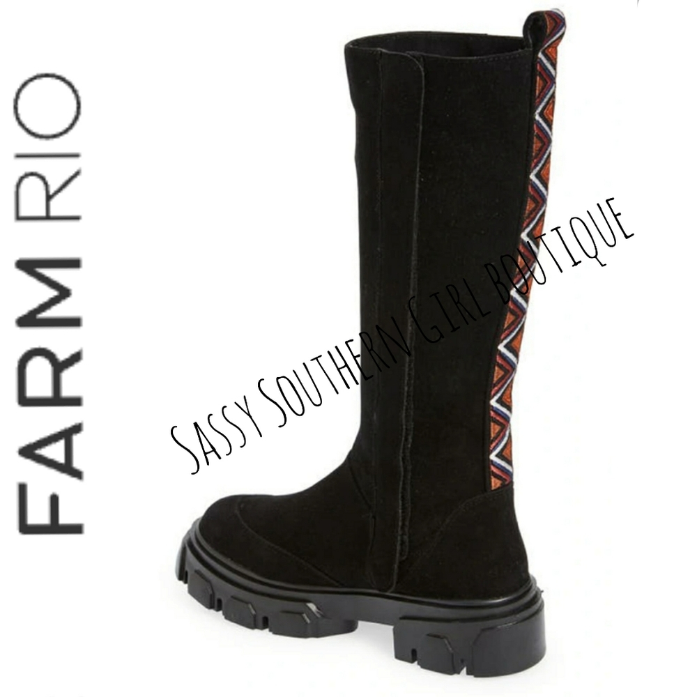 🆕⭐NEW FARM RIO black tall boots